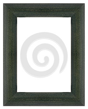 Green wooden frame