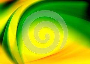 Green yellow abstract