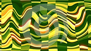 Green and yellow abstract animated background