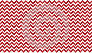 Vector Interlacing Red and White Zigzag Stripes Texture Background photo