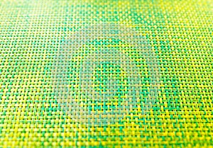 Green and yellow cafe matting texture background