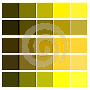 Green and yellow color palette. Art design. Interior decor element. Creative concept. Vector illustration. Stock image.