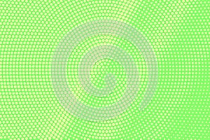 Green yellow dotted halftone. Diagonal subtle dotted gradient. Half tone background.
