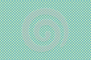 Green yellow dotted halftone. Frequent subtle dotted pattern. Half tone background.