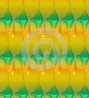 Green and yellow glowing abstract background in unique pattern.