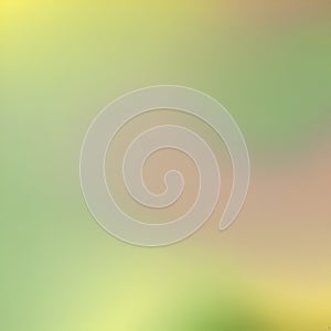 Green, yellow, and peach color gradient background. Generative AI.