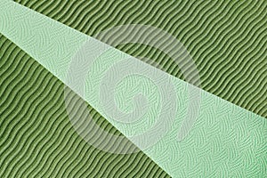 Green yoga mat texture