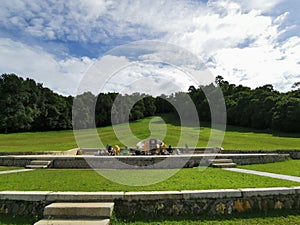 The Greenery field of the Landlord at Ranong province