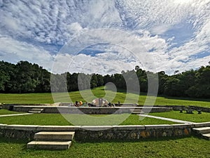 The Greenery field of the Landlord at Ranong province