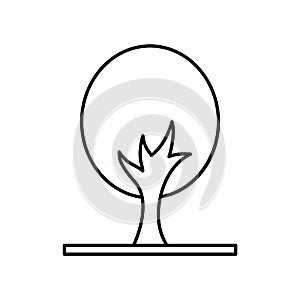 Greenery   Line Style vector icon which can easily modify or edit