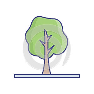 Greenery Line Style vector icon which can easily modify or edit