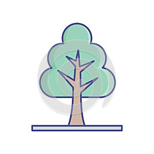 Greenery   Line Style vector icon which can easily modify or edit