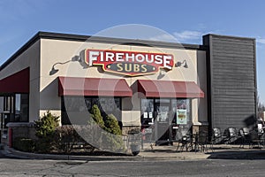 Firehouse Subs fast casual restaurant. Firehouse specializes in hot submarine sandwiches