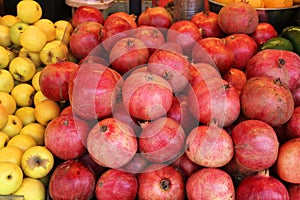 Greengrocers store in Jerusalem, Israel photo