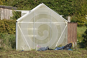 Greenhouse in an allotment garden