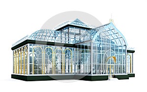 Greenhouse botanical 3d