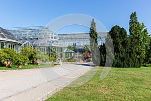 Greenhouse in the botanical garden of Berlin