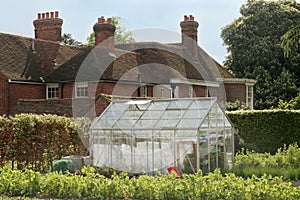 Greenhouse of country manor