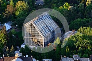 Greenhouse in the garden