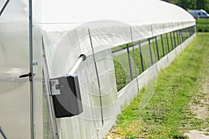 Greenhouse with microclimate control.