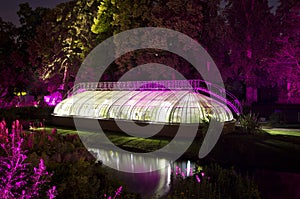 Greenhouse by night - Nantes, France