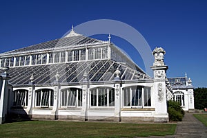 Greenhouse at Royal Botanic Gardens, Kew, London, UK