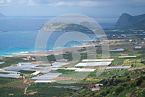 Greenhouses in Crete