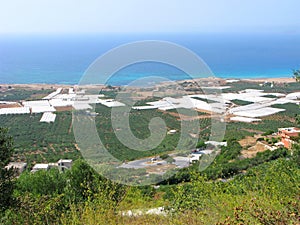 Greenhouses on Crete, Falasarna