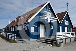 Greenland Ilulissat color houses blue