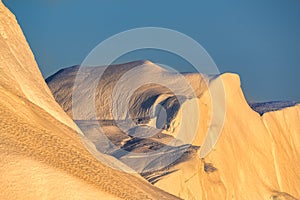 Greenland Ilulissat glaciers at ocean at polar night