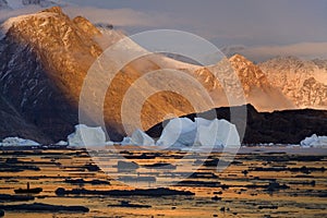 Greenland - Northwest Fjord in Scoresbysund