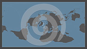 Greenland Sea on the world map. Solid