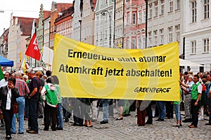 Greenpeace protest