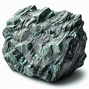 118 34. Greenschist - A low-grade metamorphic rock with a gren photo