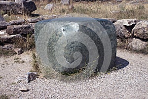 Greenstone cube in Hattusa