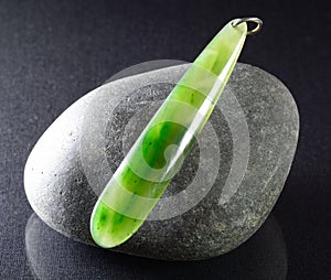 Greenstone pendant