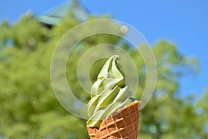 Greentea ice cream