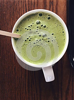 Greentea matcha latte