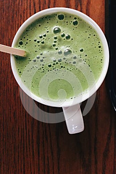 Greentea matcha latte