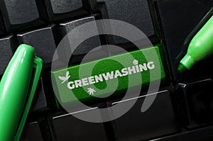 Greenwashing is a communication technique aimed at building a false image of a company in terms of environmental impact