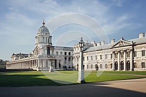 Greenwich College panorama, London, England