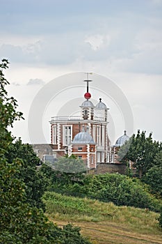 Greenwich Time Ball over Flamsteed House, UK