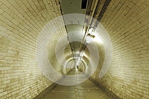 Greenwich tunnel footpath, London photo