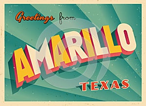 Greetings from Amarillo, Texas, USA - Wish you were here! photo