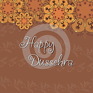 Greeting card for Dussehra celebration