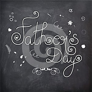 Greeting card for Happy Fathers Day concept.