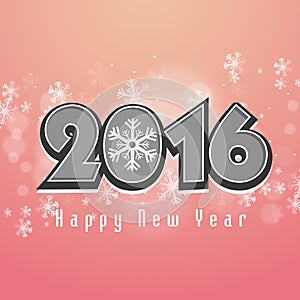 Greeting card for Happy New Year 2016.