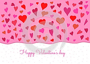 Greeting card Happy valentines day 14 february love