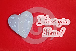 Greeting card - i love you mom