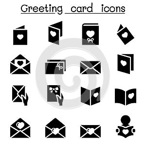 Greeting Card icon set